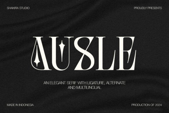 Ausle: Elevating Your Brand with Modern Serif Elegance