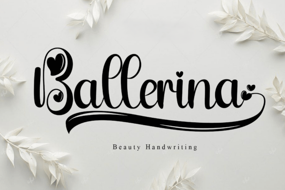 Ballerina Font: A Sweet Touch for Elegant Design