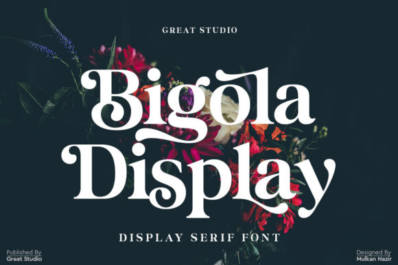 Bigola: A Bold Display Font for Modern Brands