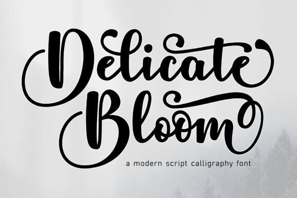 Delicate Bloom: Elevating Your Design with Soft, Elegant Type