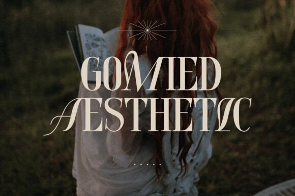 Gomied Aesthetic: The Serif Font Blending Elegance and Modernity