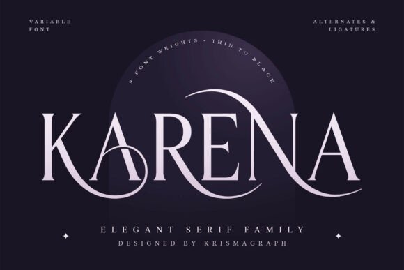 Karena: The Elegant Serif for Timeless Design
