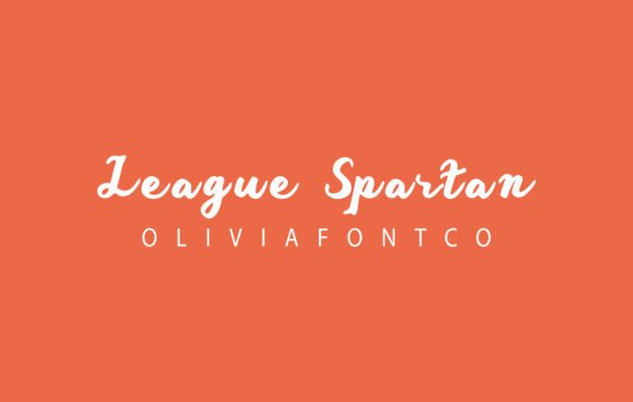 League Spartan: The Handwritten Font with a Romantic Edge