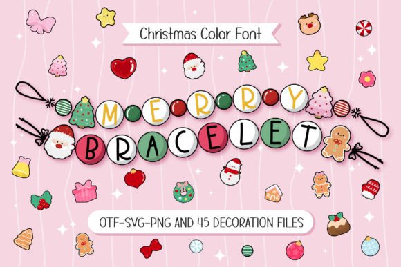 Merry Bracelet: A Playful Font for Festive Designs