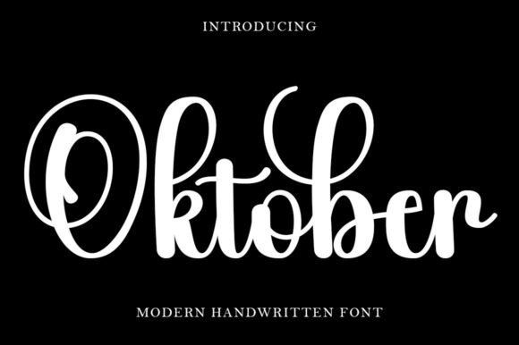 Oktober: The Sweet Handwritten Font for Modern Designers