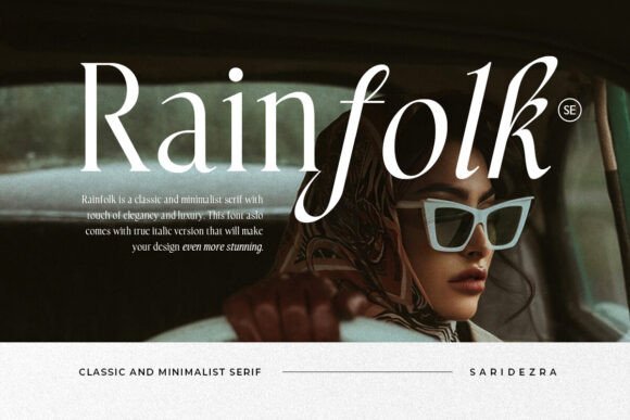 Rainfolk: A Timeless Serif for Elegant Branding