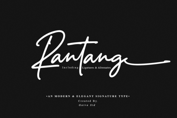 Rantang: The Delicate Script Font for Modern Design