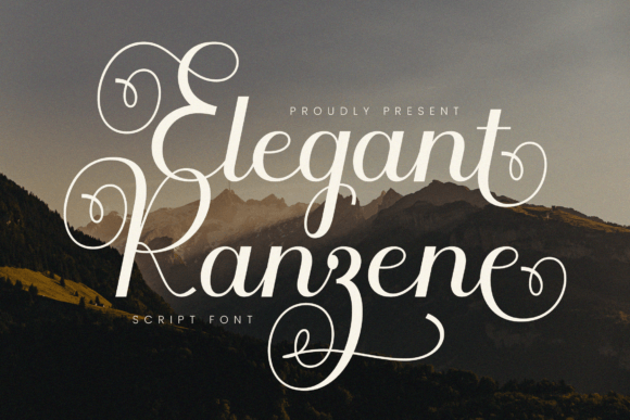 Ranzene: A Calligraphy Font for Elegant, Modern Designs