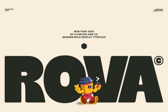 Rova: Crafting Visual Impact with a Modern Bold Typeface
