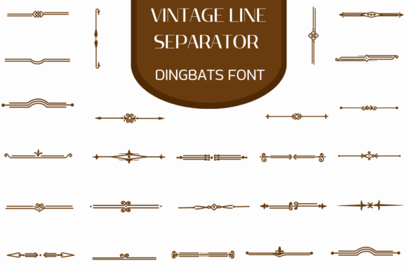 Vintage Line Separator: The Perfect Finishing Touch for Your Designs